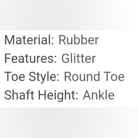 PINK GLITTER RAIN BOOTS - Picture 6 of 6